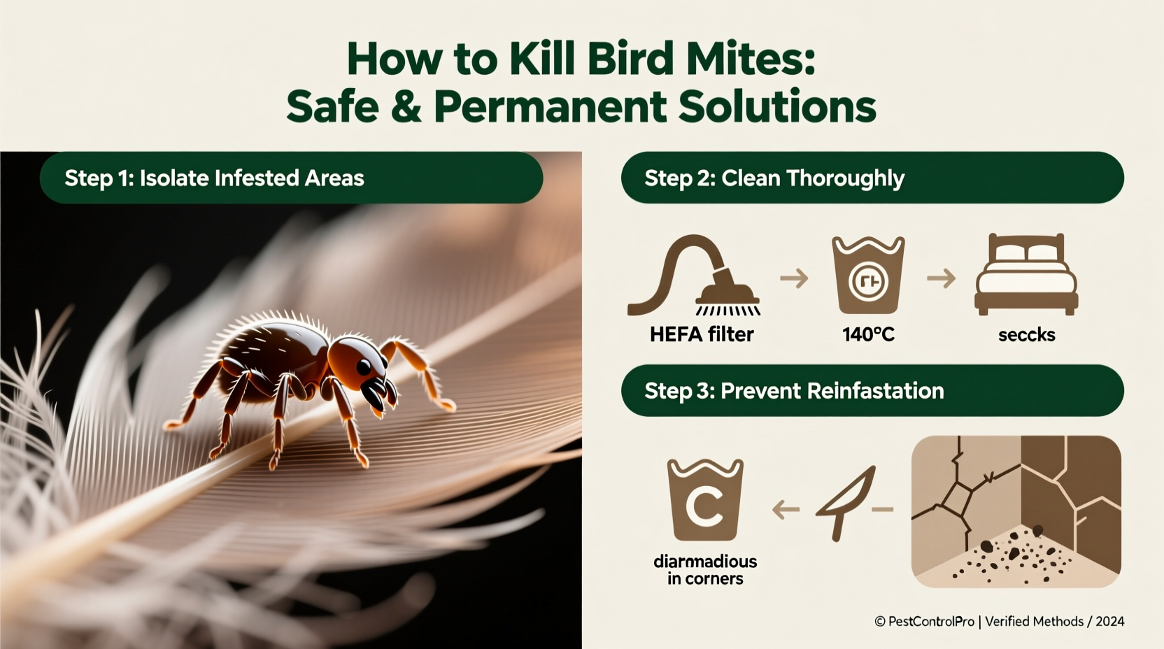 how do you kill bird mites