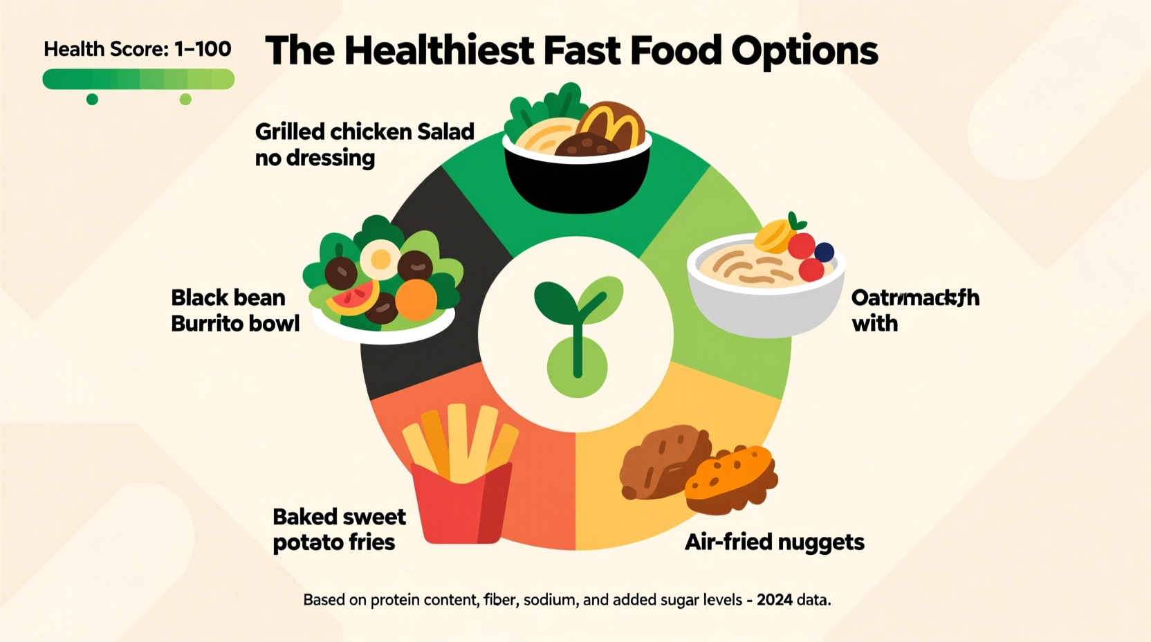 The Healthiest Fast Food Options: Evidence-Based Guide
