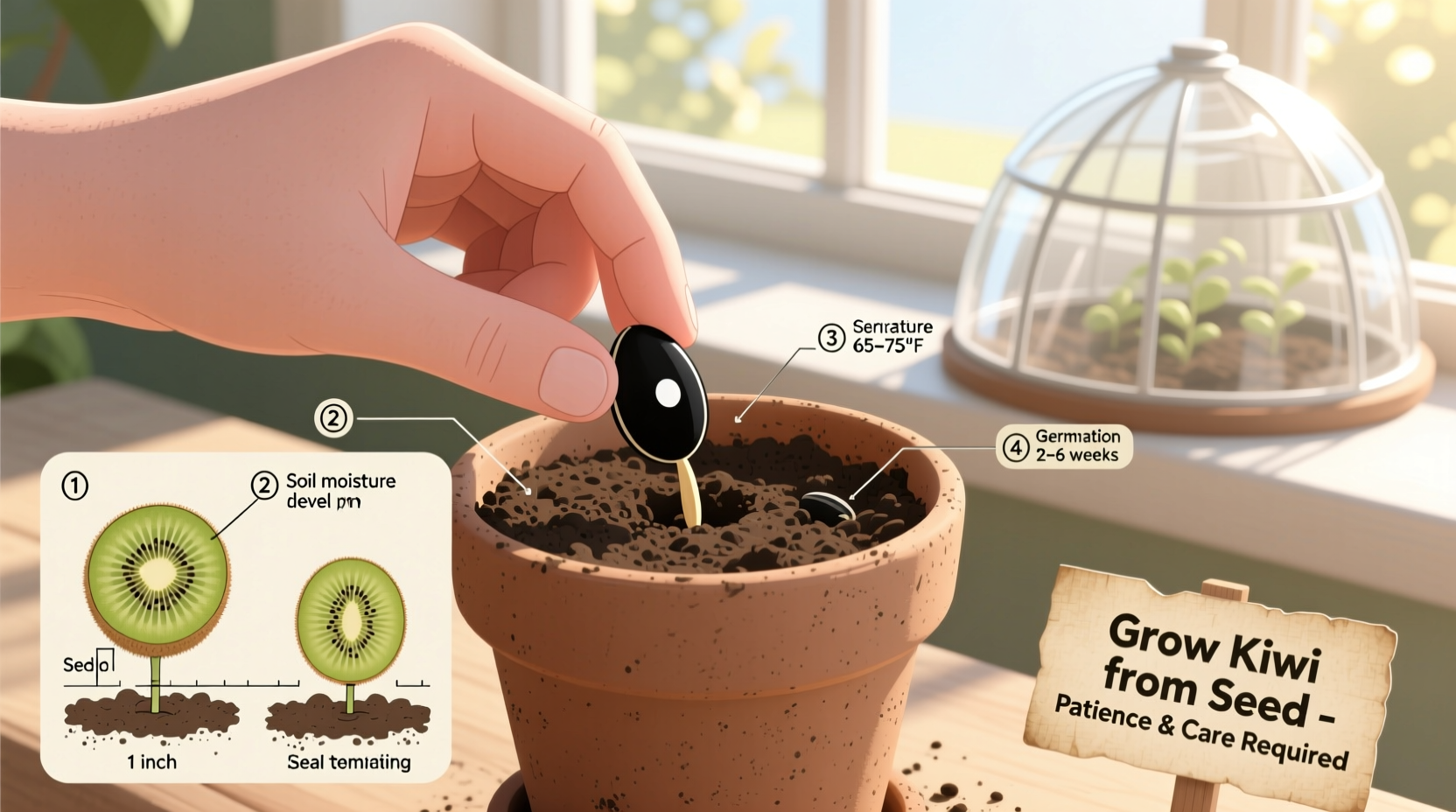 How to Grow Kiwi from Seed: Complete Step-by-Step Guide