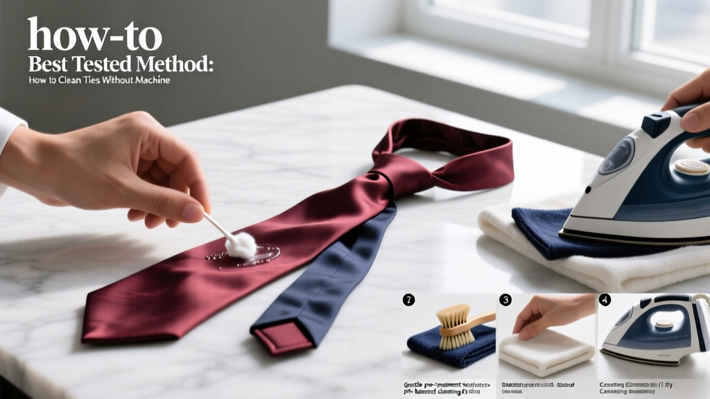 Best Tested Method: How to Clean Ties Without Machine
