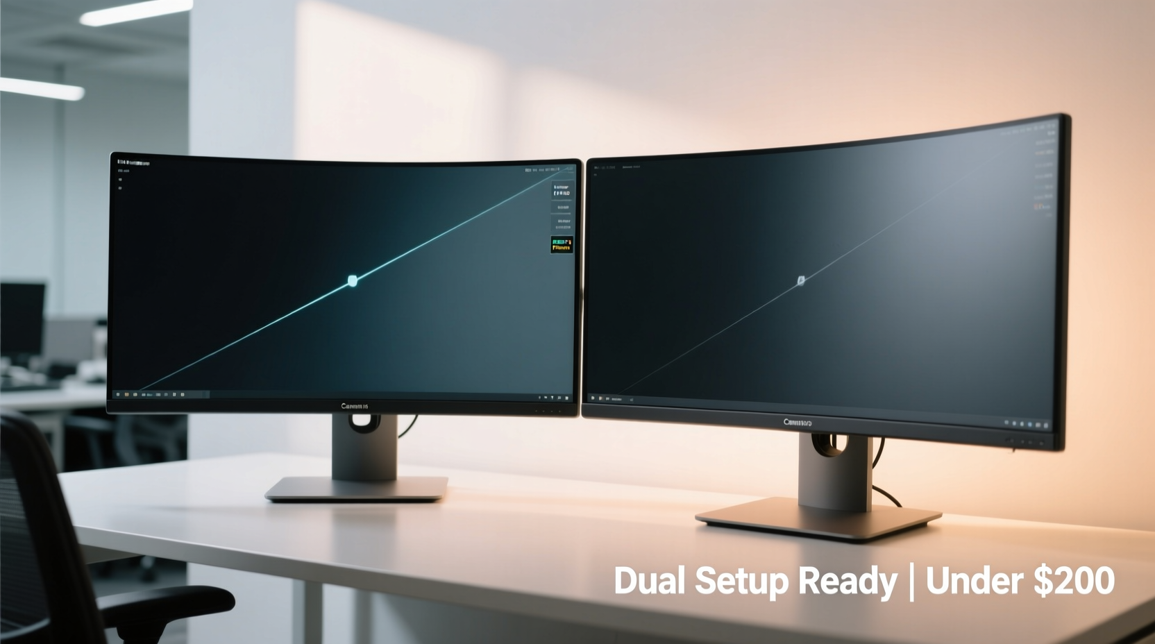 best affordable monitors for dual setup under 200 each