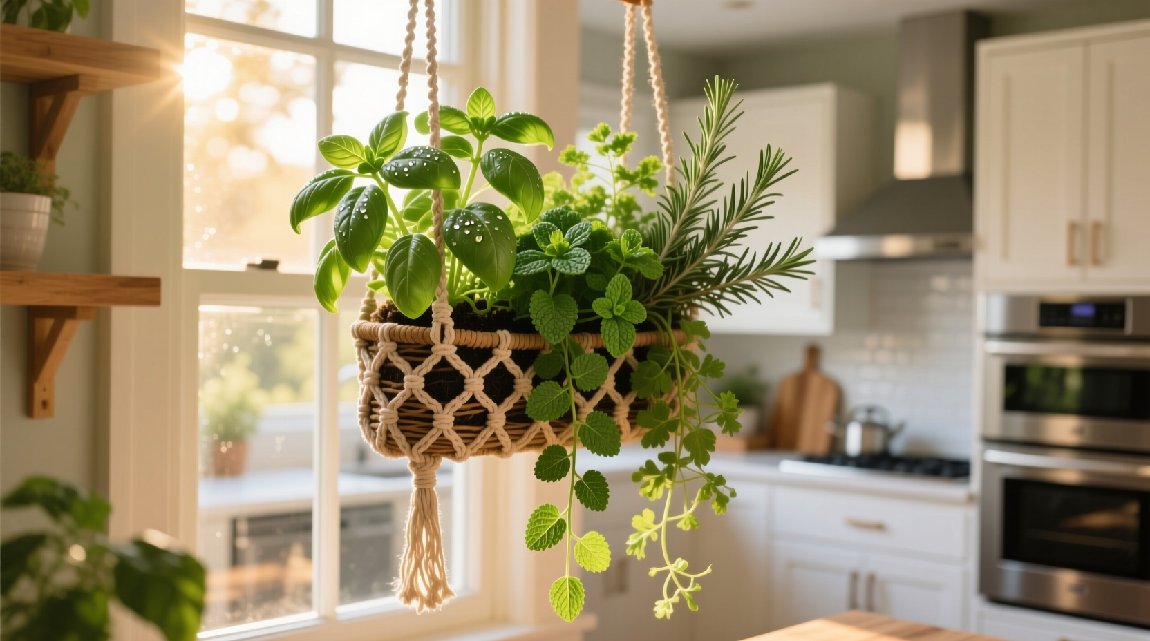 make the most of your kitchen window with this hanging