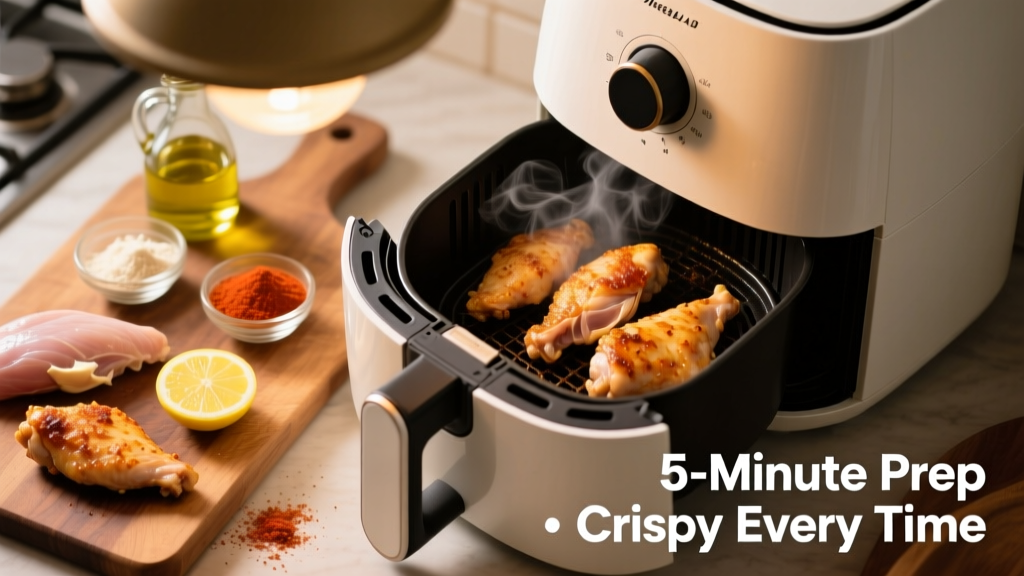 Crispy Air Fryer Chicken Tenderloins (5-Min Prep!)