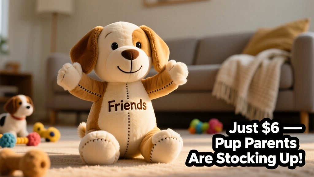 This ‘Very Well Made’ ‘Friends’-Themed Plush Is Just $6, and Pup Parents are Stocking Their Carts Fast