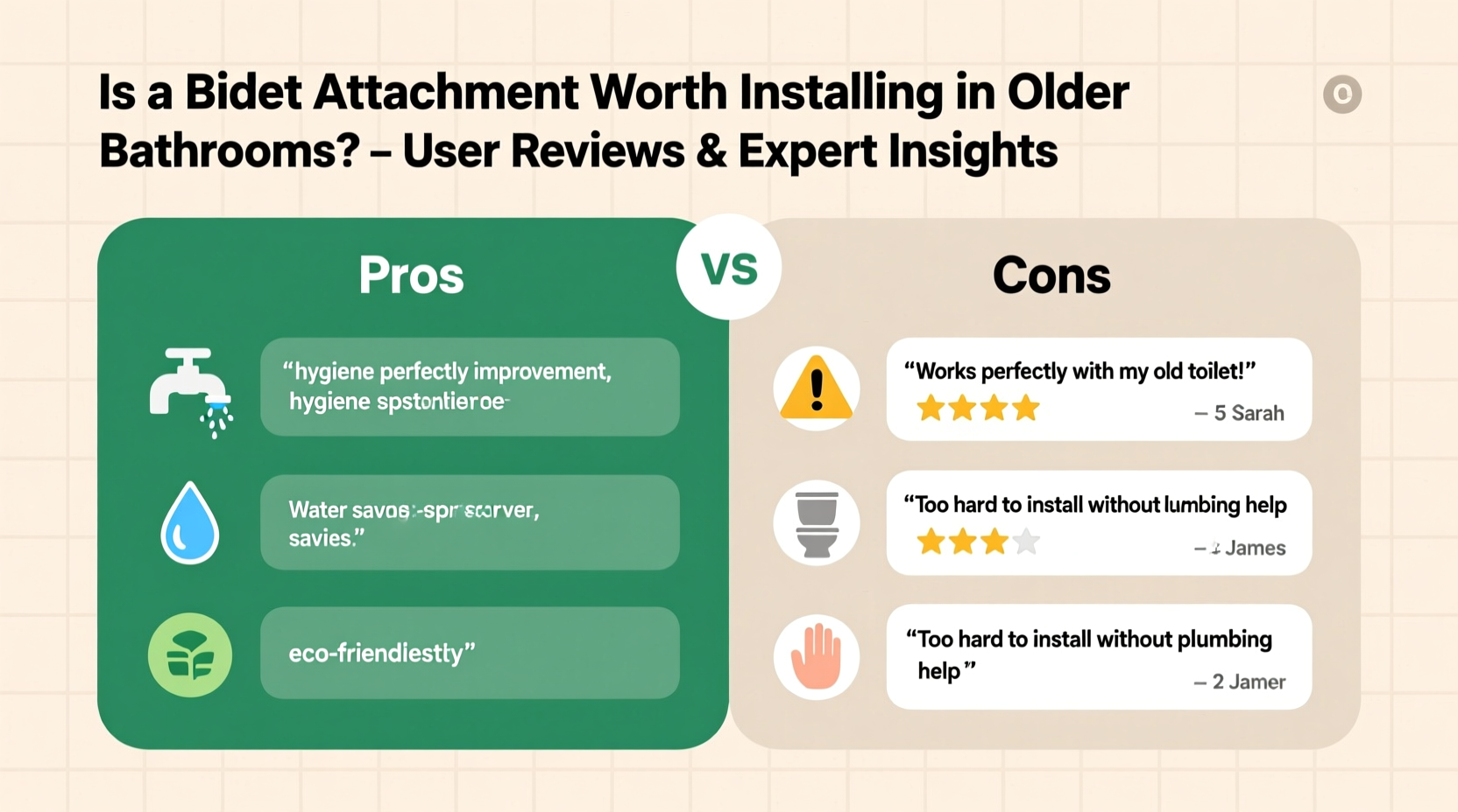 is a bidet attachment worth installing in older bathrooms user reviews