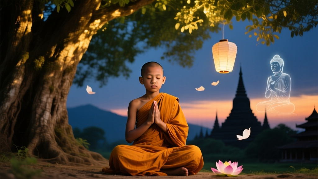 Praying in Buddhist: Cultural Dream Symbolism