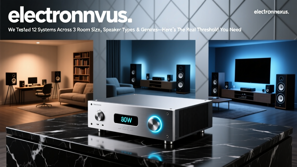 Is an 80 Watt Amplifier Right Power For Your Setup? We Tested 12 Systems Across 3 Room Sizes, Speaker Types & Genres—Here’s the Real Threshold You Need