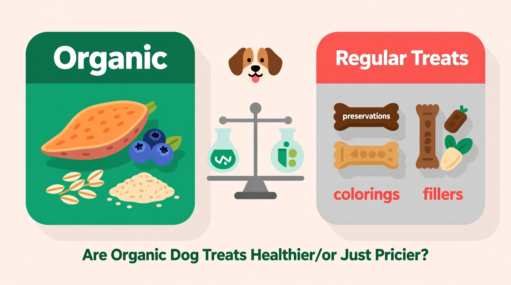 organic dog treats vs regular are they really healthier or just pricier