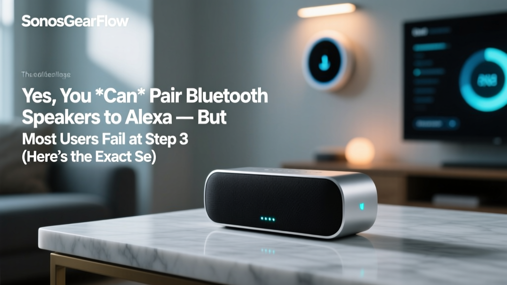 Pair Bluetooth Speakers to Alexa (2026)