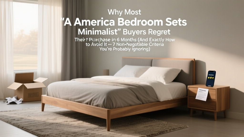 America Bedroom Sets Minimalist: Avoid 2026 Pitfalls