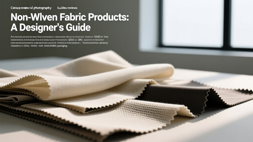 Non Woven Fabric Products: A Designer’s Guide