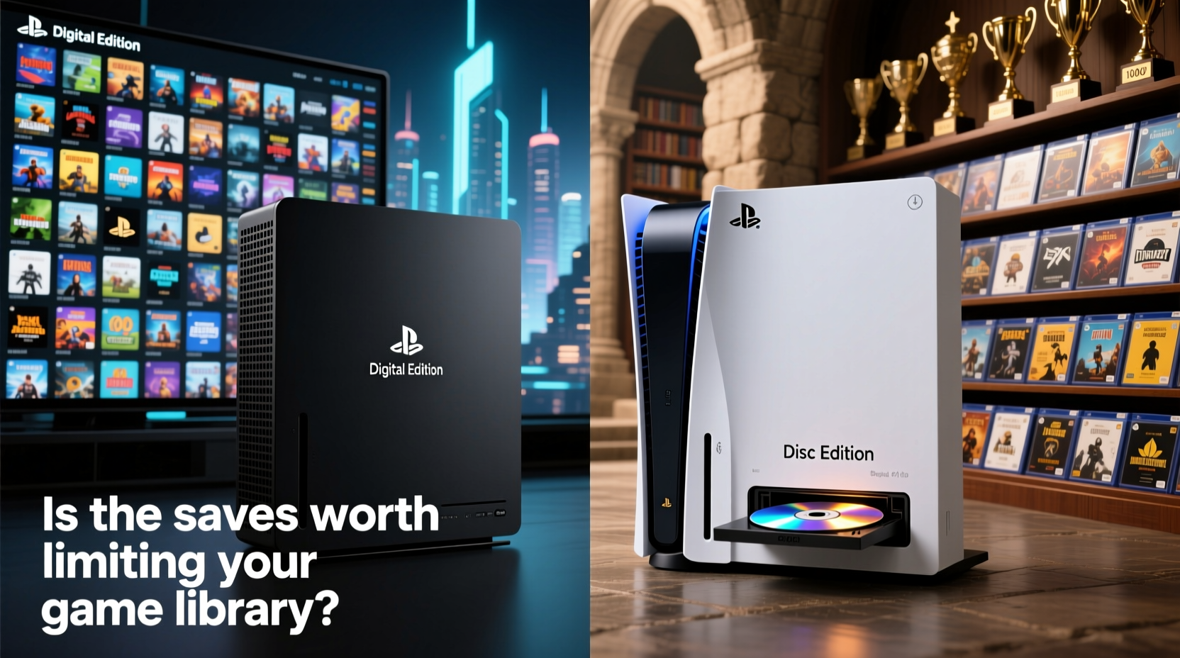 Ps5 Digital Vs Disc Edition Is The Savings Worth Limiting Your Game Library