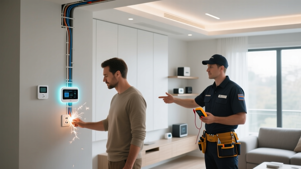 Smart Home Wiring Troubleshooting: When to Call an Electrician
