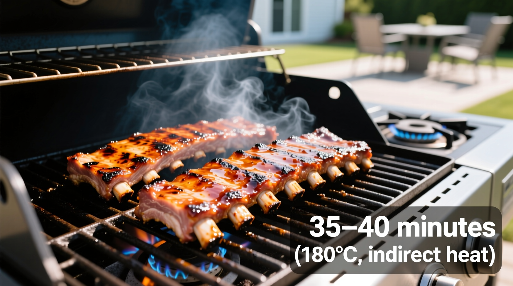 how long to cook ribs on gas grill