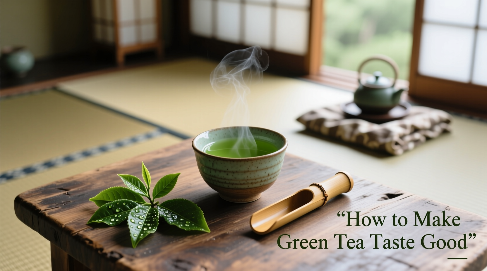 how can i make green tea taste good