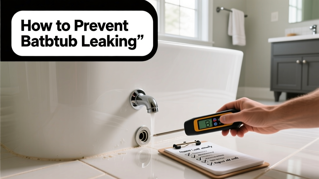 How to Prevent Bathtub Leaking: A Homeowner’s Maintenance Guide