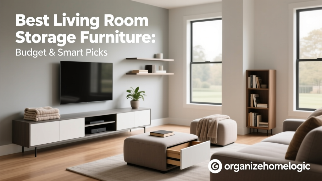 Best Living Room Storage Furniture: Budget & Smart Picks