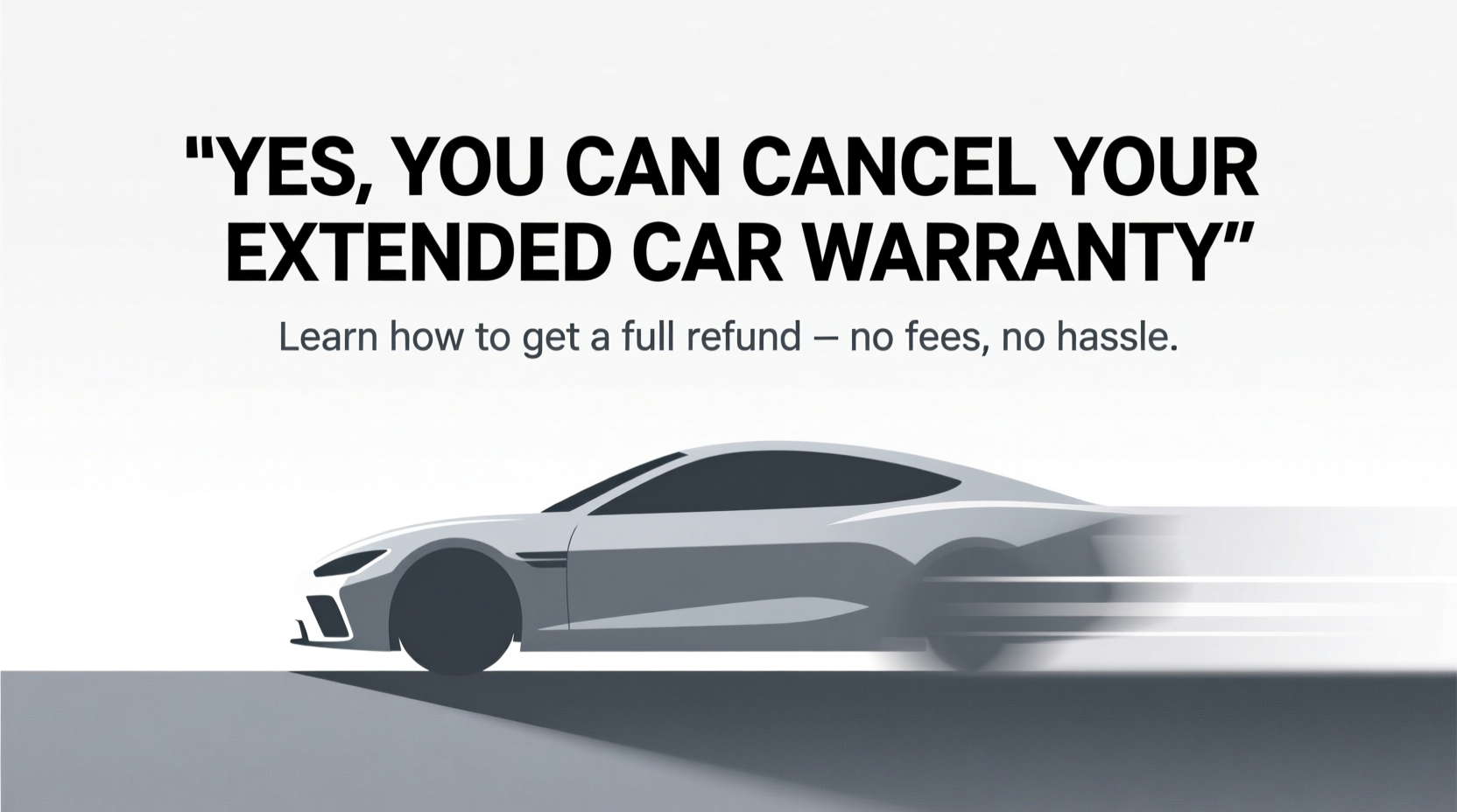 can i cancel my extended car warranty