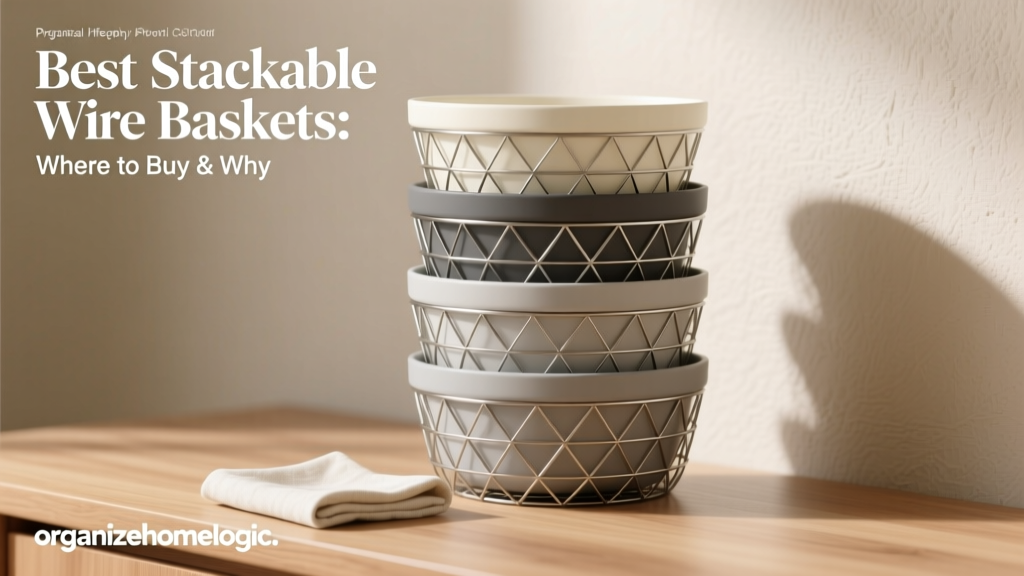 Best Stackable Wire Baskets: Where to Buy & Why