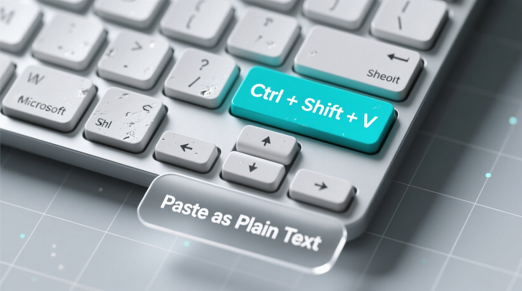 create a hotkey to paste plain text in microsoft word