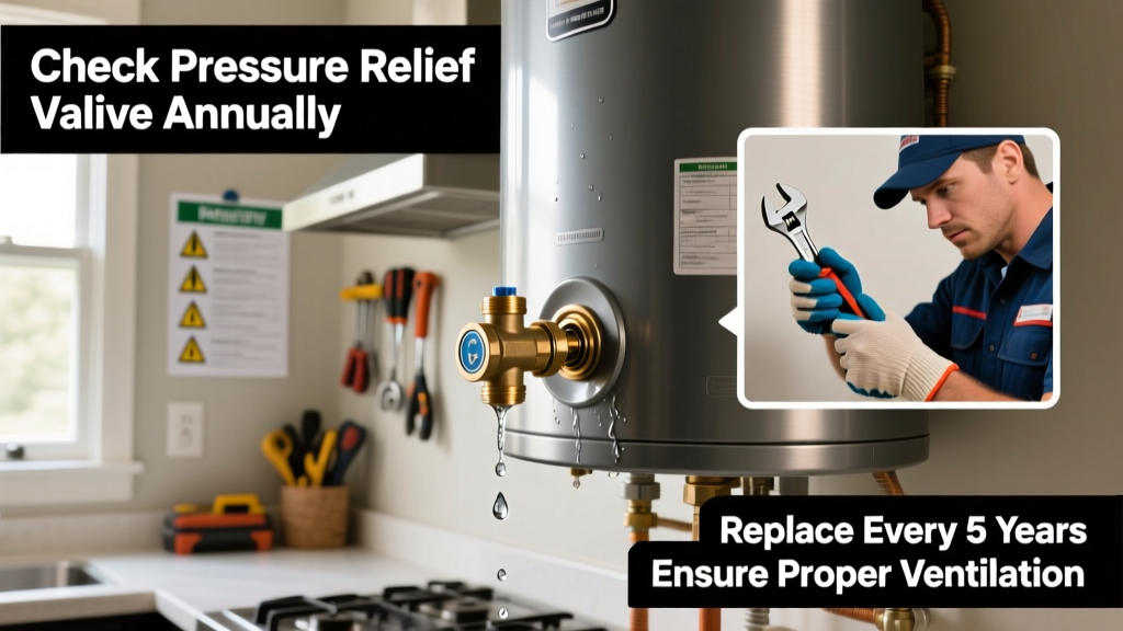 How to Prevent Water Heater Pressure Relief Valve Leaking