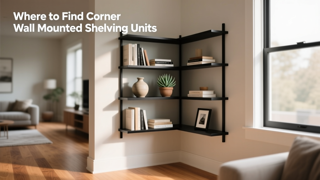 Where to Find Corner Wall Mounted Shelving Units