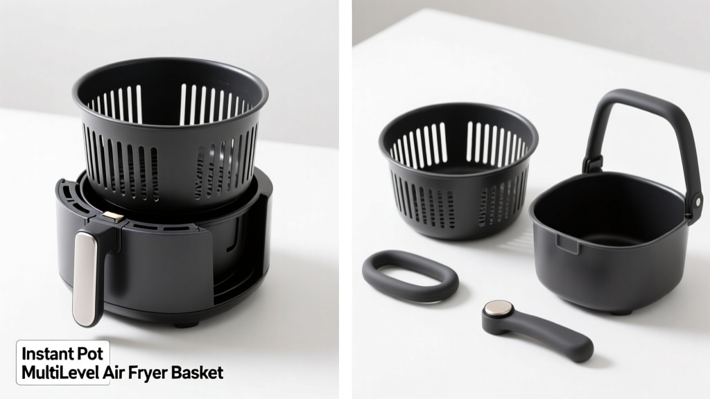 Instant Pot Multi-Level Air Fryer Basket Explained