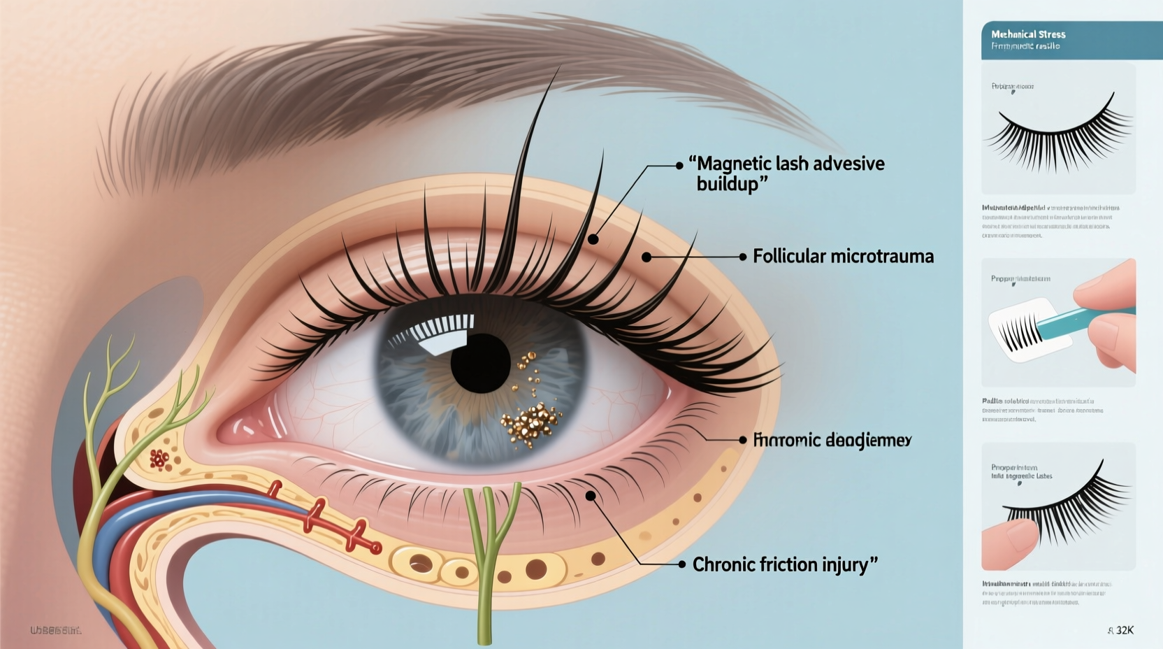 why do my eyelashes fall out after using magnetic lashes possible reasons