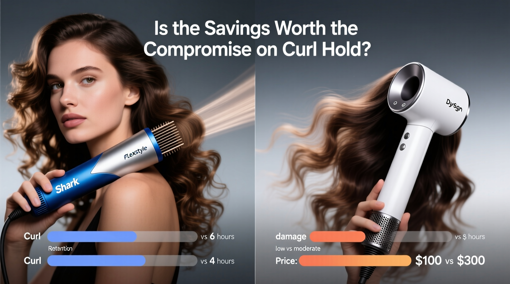 shark flexstyle vs dyson airwrap is the savings worth the compromise on curl hold