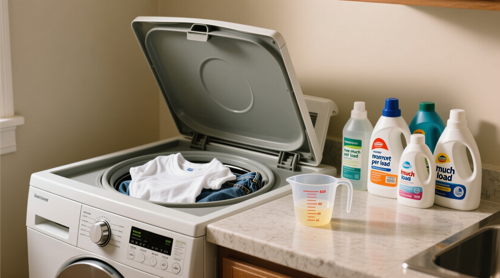 how much detergent per load