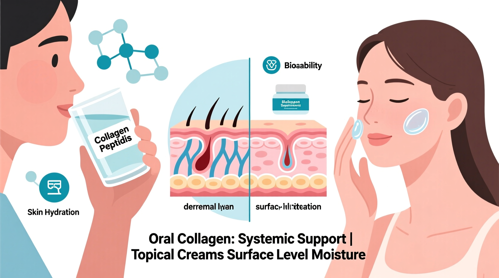 is drinking collagen supplements really better than topical creams