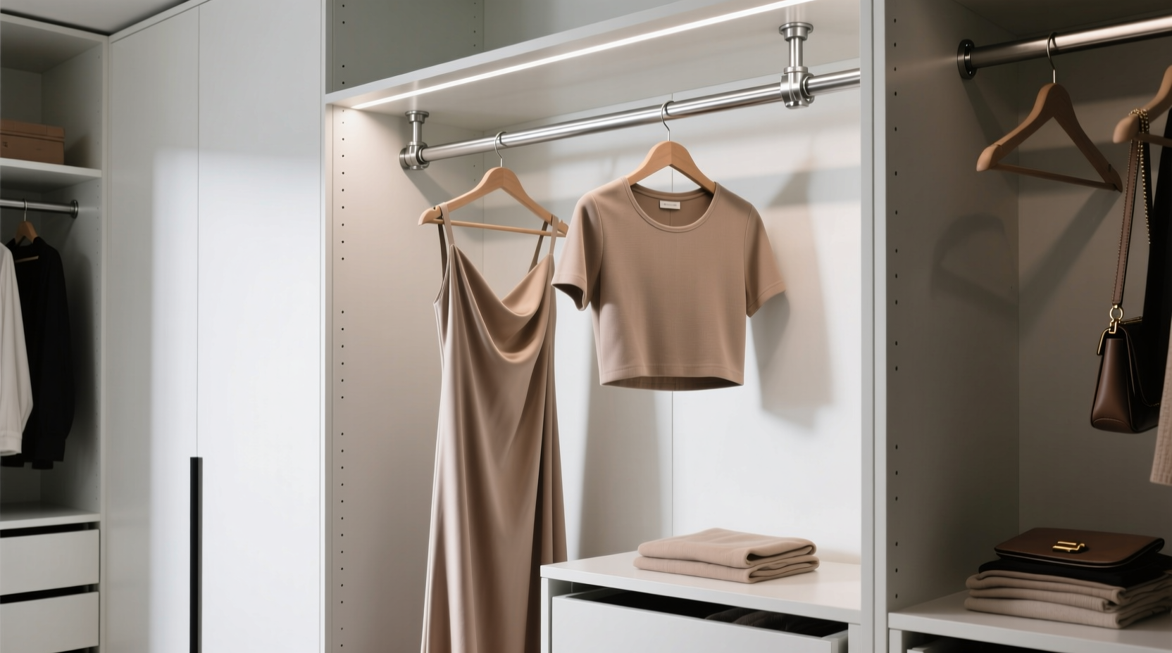 closet organization tips adjustable rod height wins