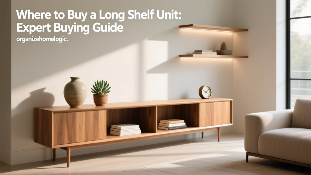 Where to Buy a Long Shelf Unit: Expert Buying Guide