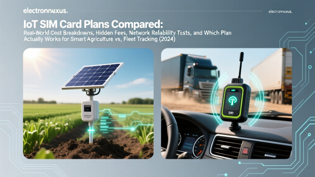 IoT SIM Card Plans Compared: Real-World Cost Breakdowns, Hidden Fees, Network Reliability Tests, and Which Plan Actually Works for Smart Agriculture vs. Fleet Tracking (2024)