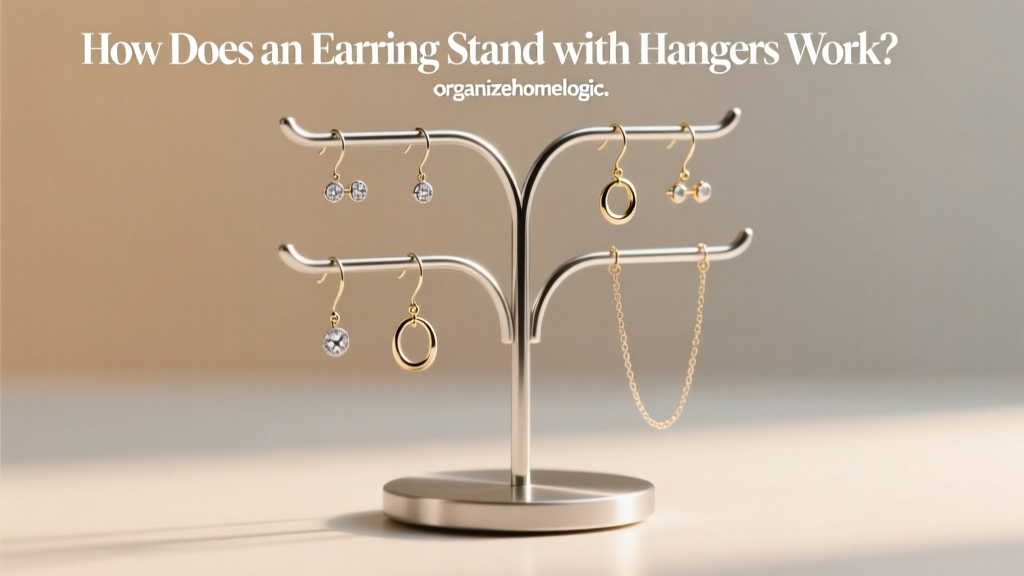 How Does an Earring Stand with Hangers Work?