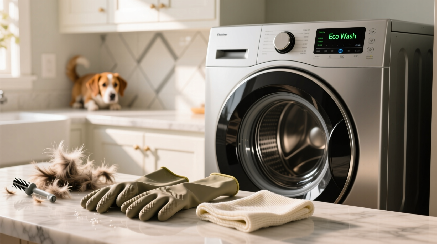laundry tips stop pet hair surviving wash cycles