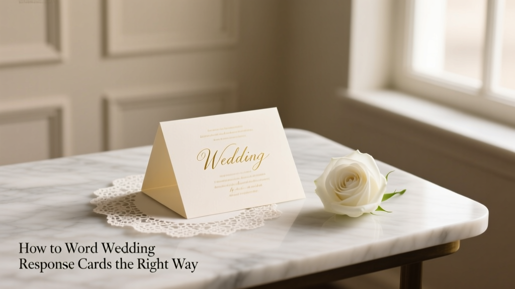 Wedding Response Card Wording Guide (2026)