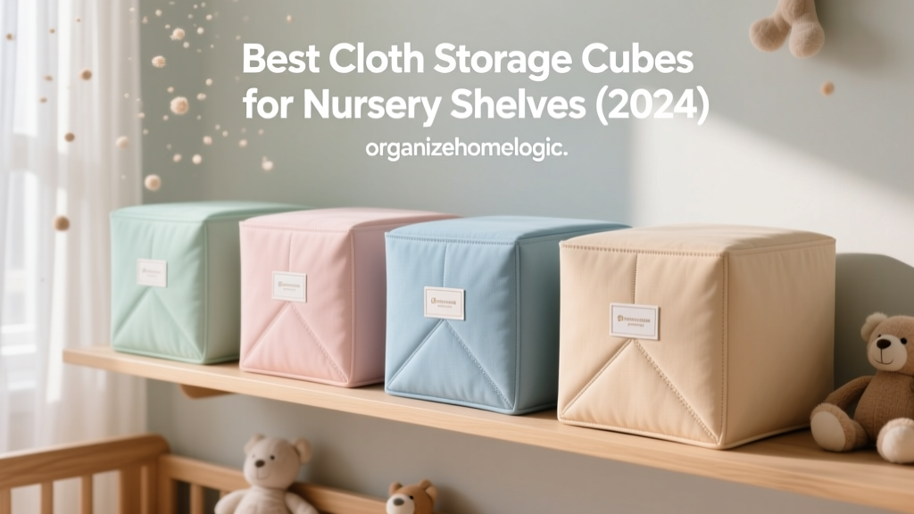 Best Cloth Storage Cubes for Nursery Shelves 2024