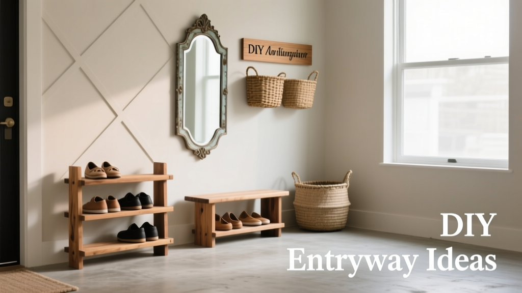 12 Thoughtful DIY Entryway Ideas for Small Spaces and Modern Living