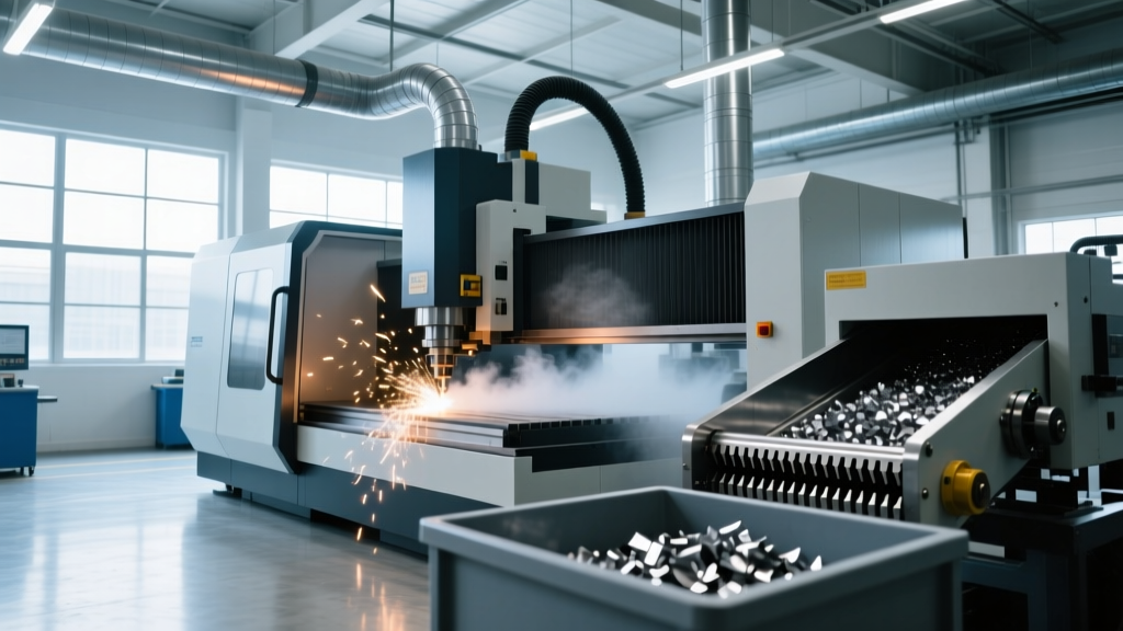 Optimizing the CNC Machine Working Environment for Chip Management