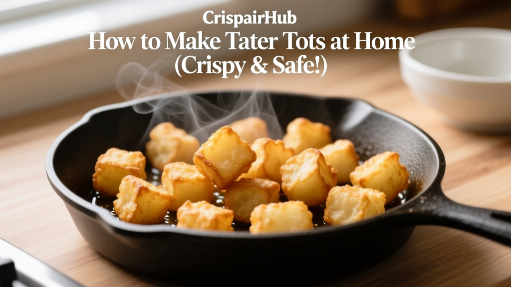 How to Make Tater Tots at Home (Crispy & Safe!)