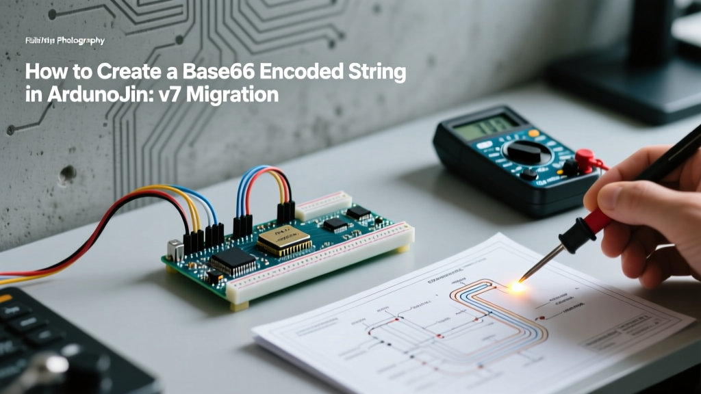 How to Create a Base64 Encoded String in ArduinoJson: v7 Migration