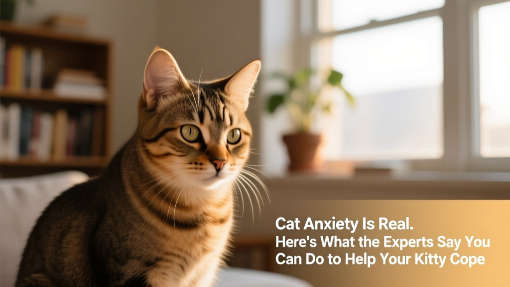 Cat Anxiety is Real. Here's What the Experts Say You Can Do to Help Your Kitty Cope