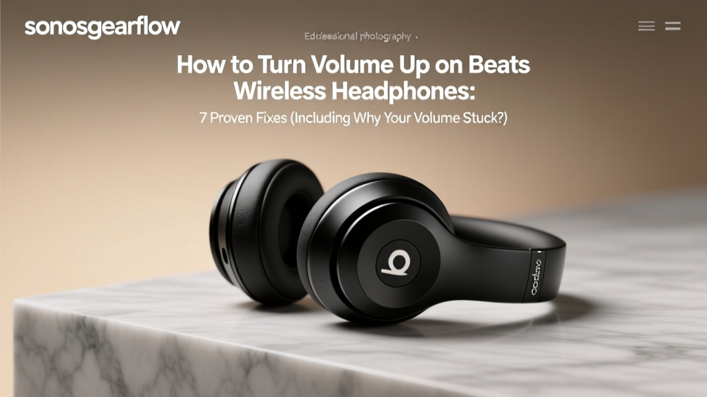 How to Turn Volume Up on Beats Wireless Headphones
