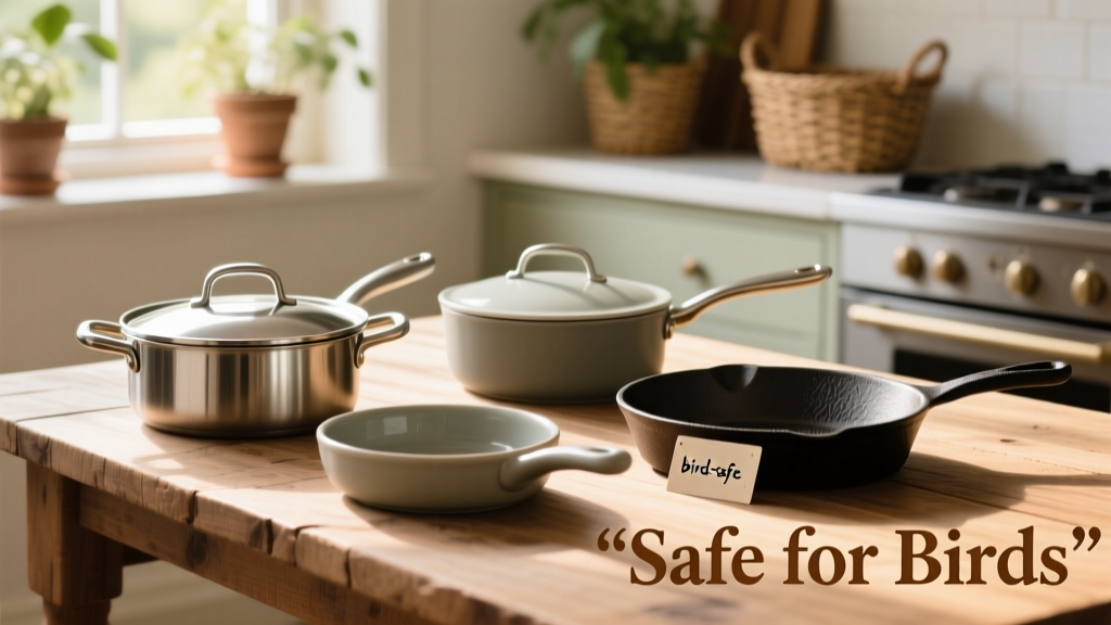 Bird-Safe Cookware: What Pans Are Safe for Pet Birds?