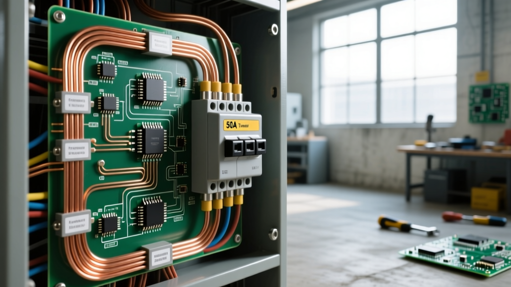 Reading an Electric Generator Wiring Diagram: 50A Transfer Switch Trace