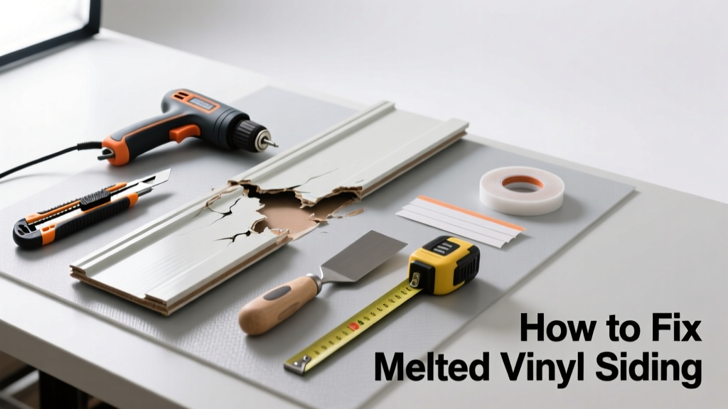 How to Fix Melted Vinyl Siding: DIY Repair Guide