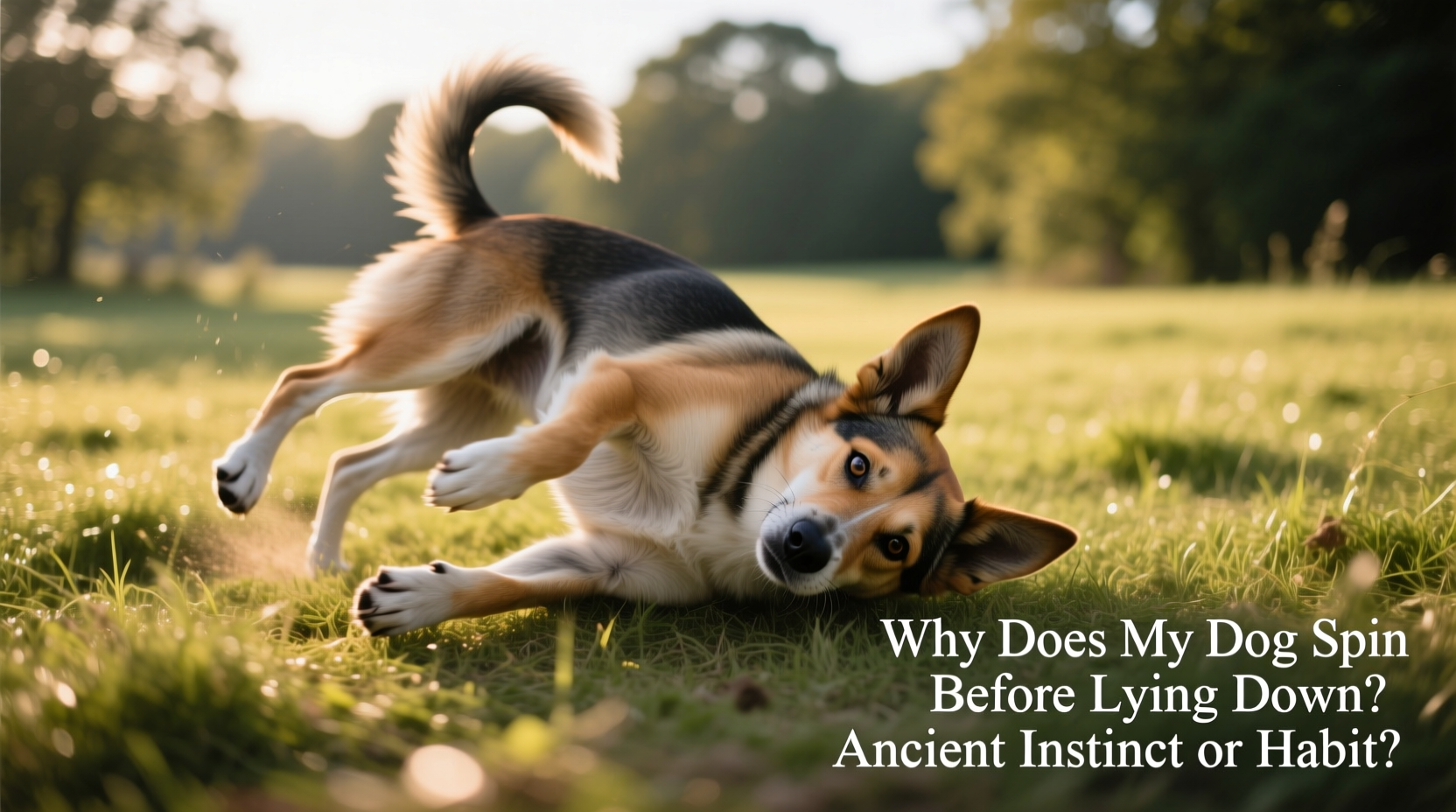 why does my dog spin in circles before lying down ancient instinct or habit