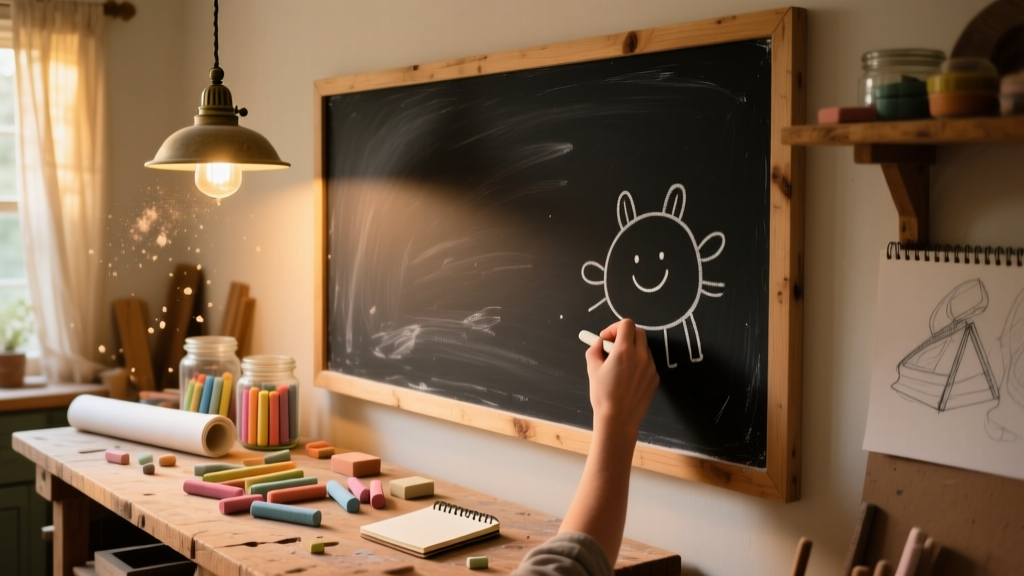 DIY Chalkboard Wall: Easy Bedroom or Kitchen Upgrade