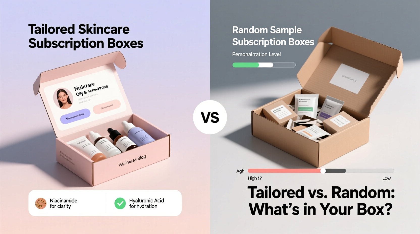 are subscription boxes for skincare tailored or just random samples